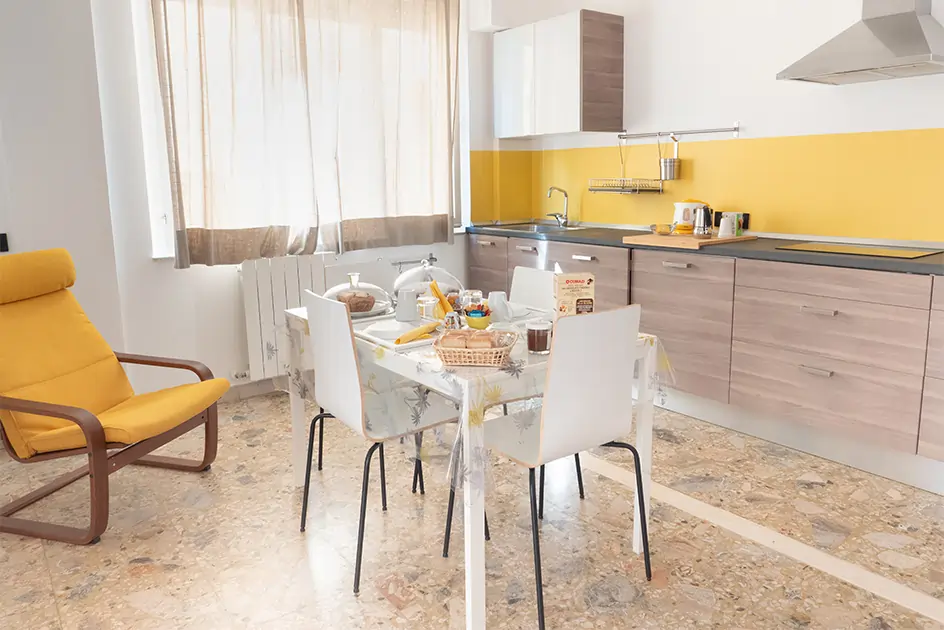 bed and breakfast la casa di Adua Porto Sant'Elpidio appartamento nasse, cucina