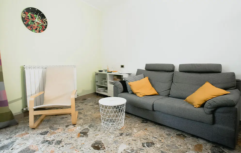 bb Porto Sant'Elpidio, appartamento cucà, foto del soggiorno